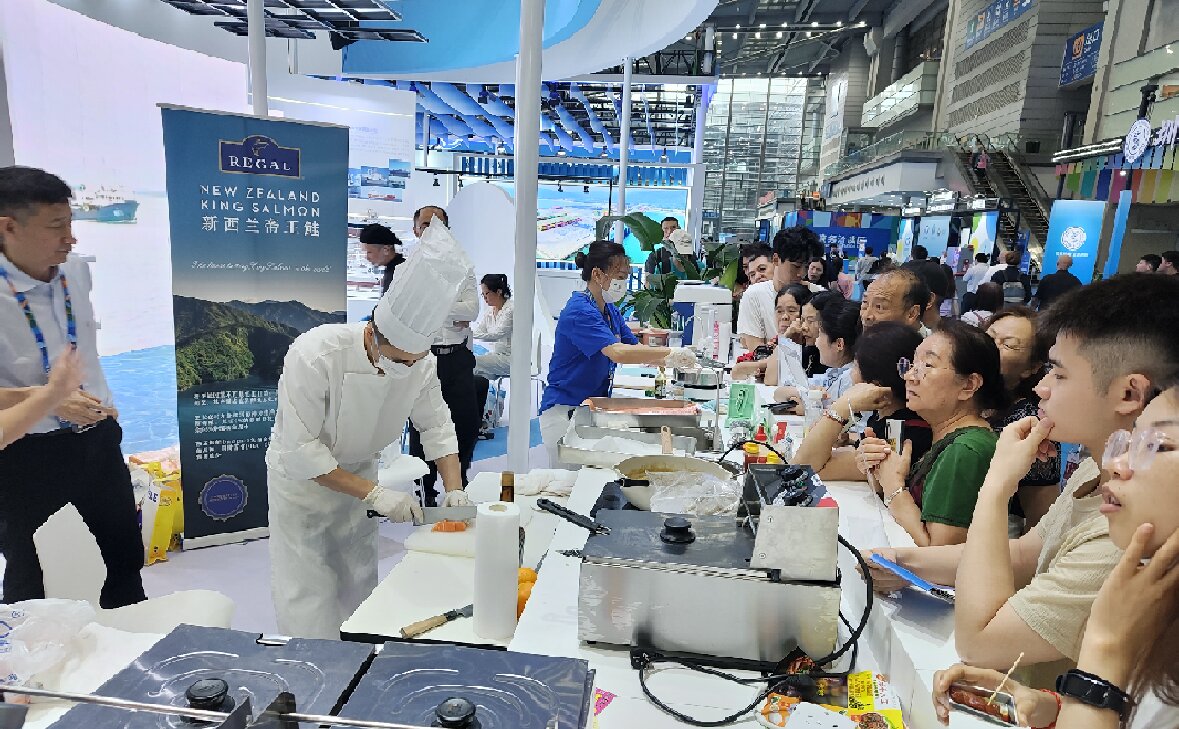 海納百川迎客來，漁潤萬家禮香臻——潤控食品亮相2024深圳國際漁業(yè)博覽會